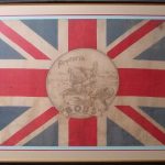 Contemporary souvenir flag celebrating Lord Roberts' capture of Pretoria.